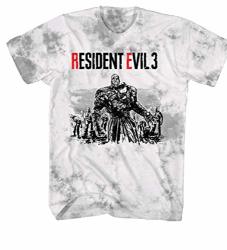 Popcult Resident Evil Tee Distressed White - 2XL