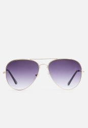 Superbalist Cole Aviator Sunglasses-gold purple