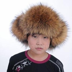 Fur Flower Fur Hat - 8RACCOON XS Customized 48TO50