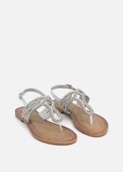 Embellished Slingback Sandals
