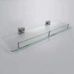 Modern Glass Bathroom Shelf Shipping