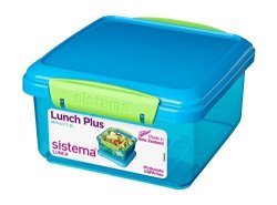 Sistema Lunch Plus - 40.5 Oz 1.2 L 1 Item Assorted Colours