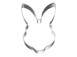 Stainless Steel Bunny's Head Cookie Cutter 7CM