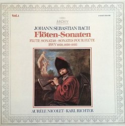 Johann Sebastian Bach - Aur Le Nicolet Karl Richter - Vol. 1 - Fl Ten-sonaten Flute Sonatas Sonates Pour Fl Te Bwv 1020 1030-1032 - Archiv Produktion