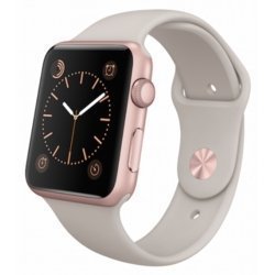 Apple Watch 42mm with Rose Gold Aluminium Case & Stone Sport Band