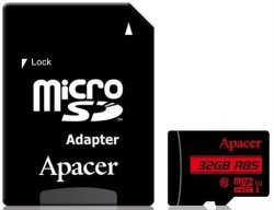 Apacer 32GB Class 10 Microsd With Adapter