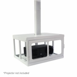 Data Projector Ceiling Mounting Bracket Lockable Security Cage - 450X220X340MM