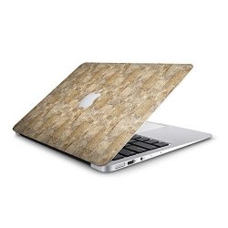 Travertine Stone Tiles Macbook Skin - Vinyl Skin For Macbook Air 13 Inch - Lightweight Anti-scratch Cover Sticker For Apple Laptops - Easy Bubble