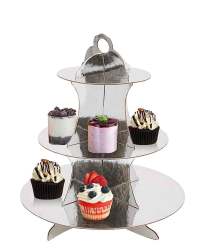 Cake Stand 3 Tier - Silver