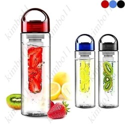 700ml Tritan Plastic Fruit Infuser Water Bottle Sport Kettle Health Lemon Juice Bottle