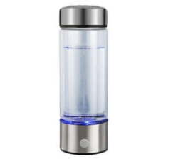 Portable Hydrogen Generator Glass Water Bottle 450ML