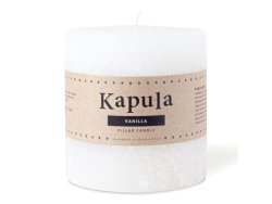 Vanilla Frosted Pillar Candle 740ML