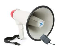 40W Battery Powered Megaphone With Record And Siren