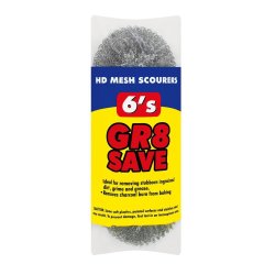 GR8 Save Scourers 6 Pack