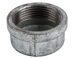 Galvanised End Cap - 32MM 5 Piece Pack