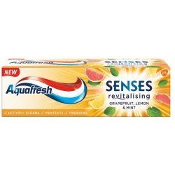 Aquafresh Senses Energising Grapefruit Lemon & Mint Toothpaste 75ML