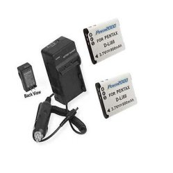 2X Batteries + Charger For Sanyo VPC-CA100 Sanyo VPC-CA102 Sanyo VPC-CG10 Sanyo VPC-CG100 Sanyo VPC-CG102