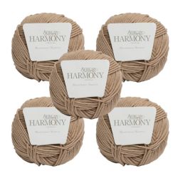Merino Wool Yarn - Harmony 5 X 50 G Pack