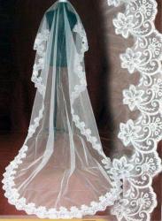 Whitneywang Wedding Bridal 3 Meters 5 Meters Veil - White 300CM