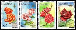 Lesotho - 1995 Christmas Roses Set Mnh Sg 1234-1237