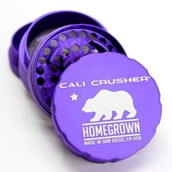 Cali Crusher Homegrown 4 Piece Grinder Purple By Cali Crusher