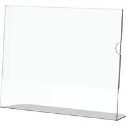 Acrylic Menu Holder Single Sided - A4 Landscape - Box 5 DP0104L-Z