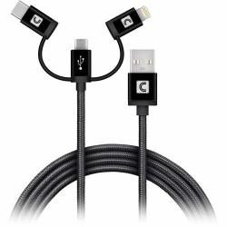 Comprehensive Video 3FT USB A To Lightning Usb-c Micro USB USB2.0 A Male