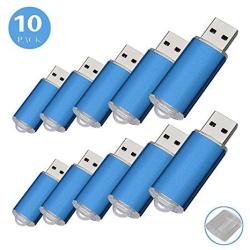 Raoyi 10PACK 1GB 1G USB Flash Drive USB 2.0 Memory Stick Memory Drive Pen Drive Blue