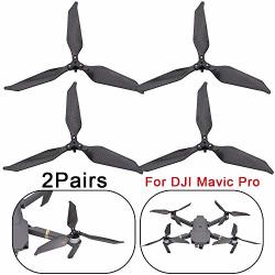 Yesyes For Dji Mavic Pro Drone Low-noise Advanced Full Carbon Fiber Propellers 3-BLADE 2 Pairs