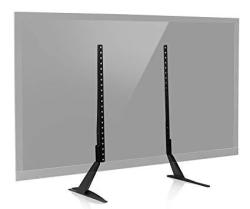 Mount-it Universal Tv Stand Base Replacement Table Top Pedestal Mount Fits 32 37 40 42 47 50 55 60 Inch Lcd LED Plasma Tvs 110 Lb Capacity