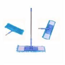 Kleaner Anti Static Sweep Flat Mop With Disposable Mop Cloth - Mop Away Dust On Vinyl Floors In Seconds Effortly Sweeps Away Grease On