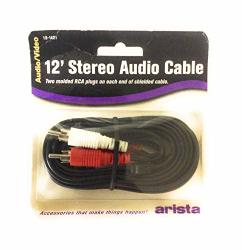 Arista 12 Foot Stereo Audio Rca Cable