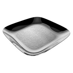 ALESSI Marcle Wanders S S Square Tray With Relief Deco