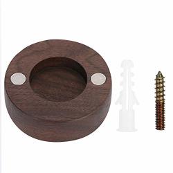 Hair Dryer Support Hair Dryer Stand Black Walnut Wall-mounted Hair Dryer Holder For Home And Salon Use