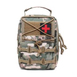 Portable Outdoor Military First Aid Kit Travel Tactical Waist Bag - Cp