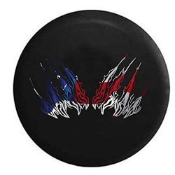 Pike Outdoors Flag - Claws Talons Scratching Thru Spare Tire Cover Oem Vinyl Black 29 In