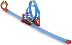 Car Racing Track Double Looping 17 Piece