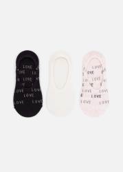 Assorted Cotton Rich Footliners 3 Pack