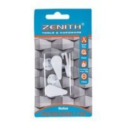 Zenith Picture Hook & Pin Medium For 4KG - 5 Pack