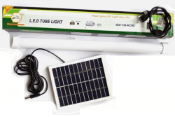 Gdlite-1040 Rechargerable Led Tube Light With Solar Panel