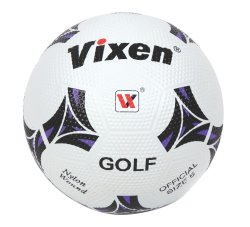 Vixen Golf Rubber Moulded White Soccer Ball Training Football 32 Panel - Size 5 VXN-FB6A