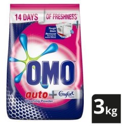 OMO Auto With Comfort Freshness Washing Powder 3KG