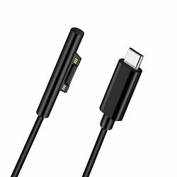 Surface Connect To Usb-c Pd 15V Charging Cable 5.8FT Compatible With Microsoft Surface Pro 6 5TH Gen 4 3 Surface Laptop 2 2017 Surface Go Surface Book 2 1 Cable Only