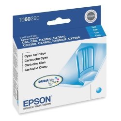 Epson Ink Cartridge - Cyan - Inkjet - 400 Page - 1 Each
