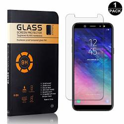 Galaxy A6 2018 Tempered Glass Screen Protector Unextati Premium HD Clear Anti Scratch Tempered Glass Film For Samsung Galaxy A6 2018 1 Pack