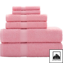 Terry Bath Towels 6 Piece