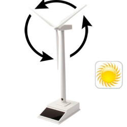 Abs Solar Windmill Solar Diy Toys Solar Model Best Promotion Gift White