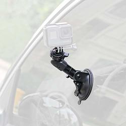 Surewo Multi-angle Powerful Suction Cup Mount Compatible With Gopro Hero 8 7 Black silver white Hero 6 5 4 Black Dji Osmo Action And Most Action Cameras