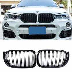 Deals on FRONT Soyeah Replacement Kidney Grille Grill Compatible For Bmw X3  Series F25 Facelift 2014-2017 X4 Series F26 Abs Glossy Black, Compare  Prices & Shop Online