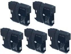 Brother Compatible LC-39 Black Ink Cartridge 5-PACK